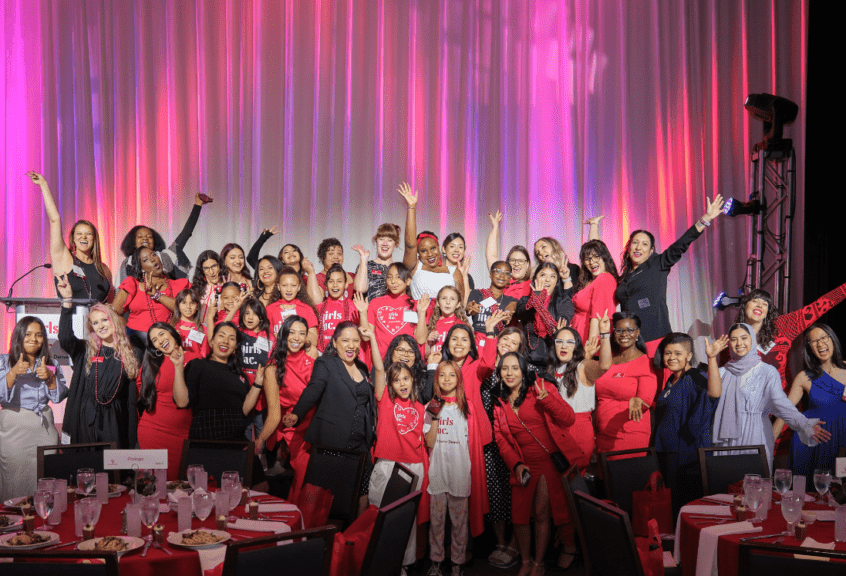 Festive photo of Girls Inc. of Metro Denver staff