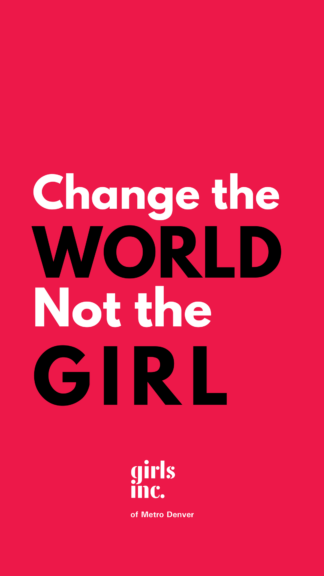 Change the World, Not the Girl